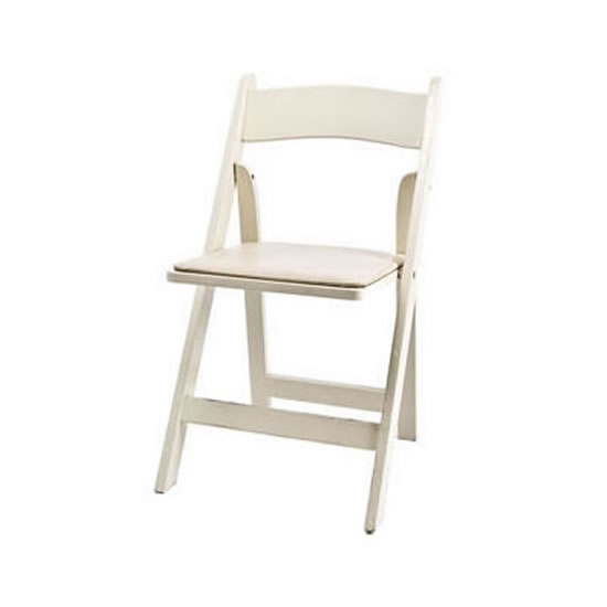 Garden Folding Chairs Ivory